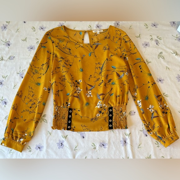 Miley + Molly Tops - Miley + Molly Floral Bohemian Blouse